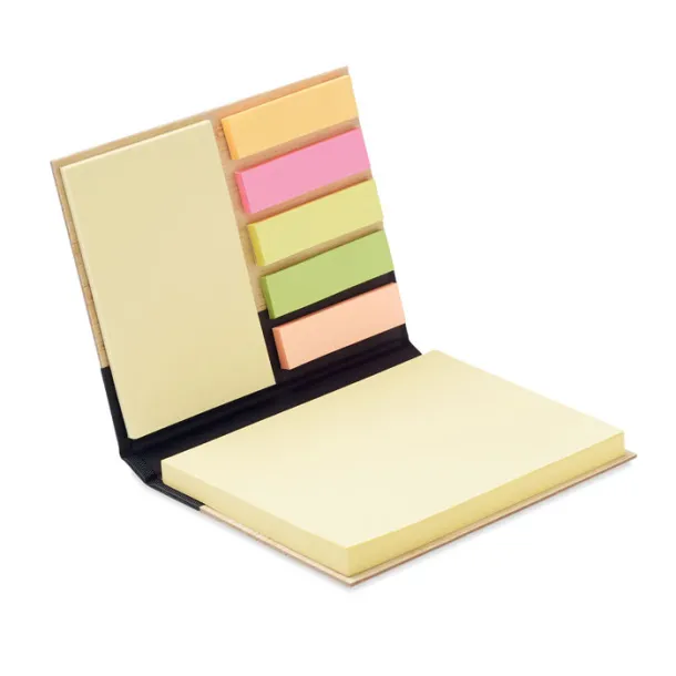 VISIONBAM Bamboo sticky note memo pad Black