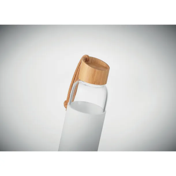 CHAI Staklena boca s navlakom, 500 ml Bijela