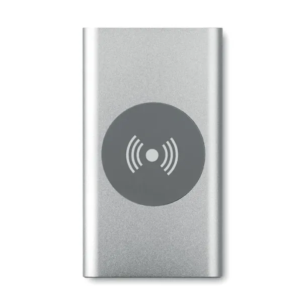 POWER&WIRELESS bežična prijenosna baterija, 4 000 mAh Mat srebrna