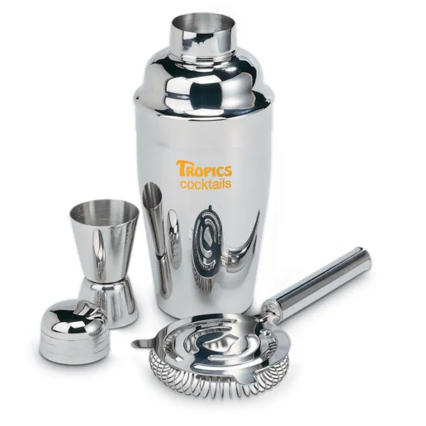 FIZZ Cocktail set Shiny Silver