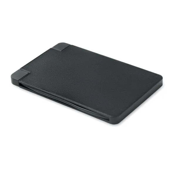 SLIMPO magnetna prijenosna baterija, 2 500 mAh Crna