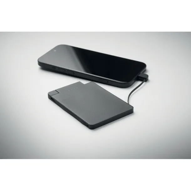 SLIMPO Magnetic power bank 2500 mAh Black