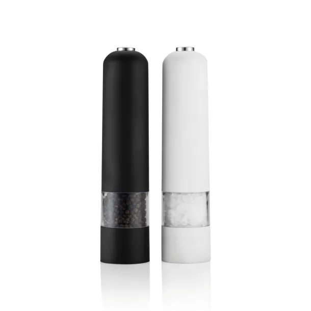  Electric pepper and salt mill set - XD Collection White Black