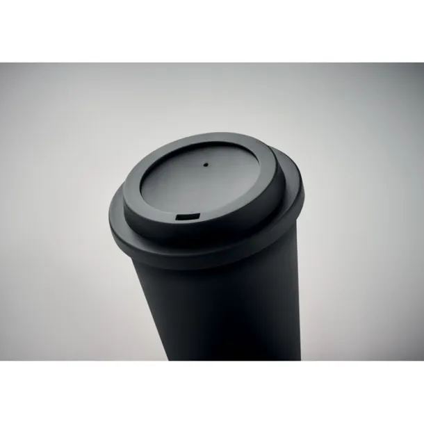 NOLA PP šalica s dvostrukom stijenkom 300 ml Crna