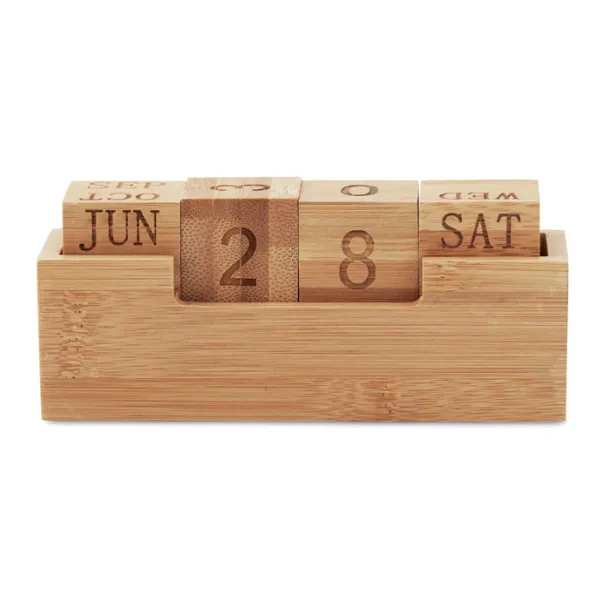 KARENDA kalendar od bambusa Drvo