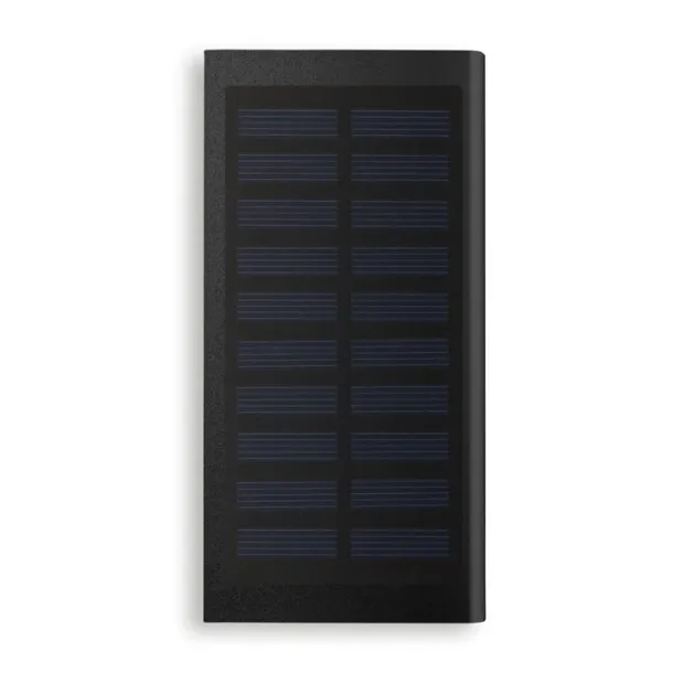 SOLAR POWERFLAT solarna prijenosna baterija, 8 000 mAh Crna