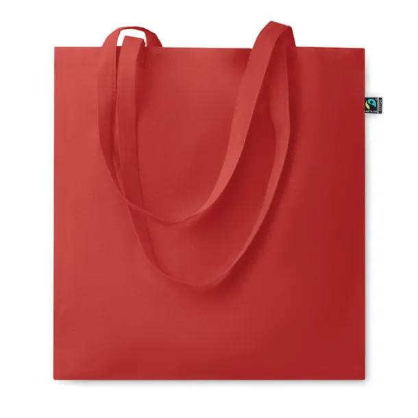 OSOLE COLOUR Fairtrade shopping bag140gr/m² Red