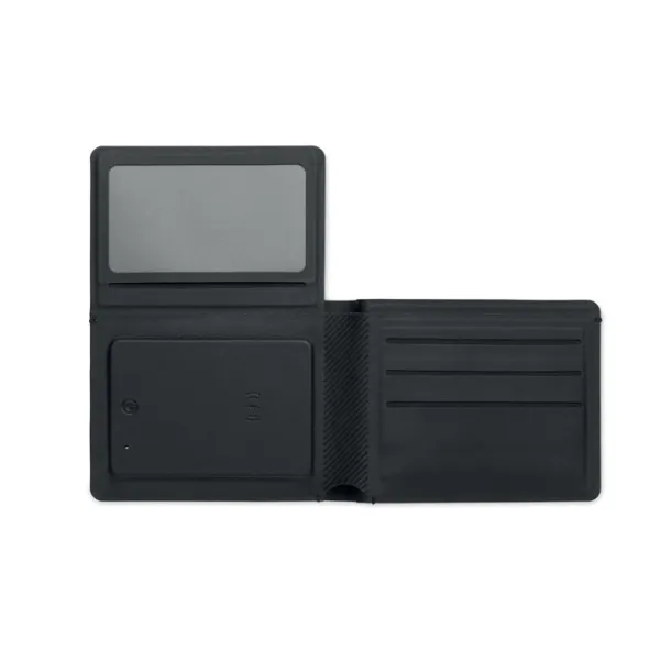 WALL Anti-loss finder PU wallet Black