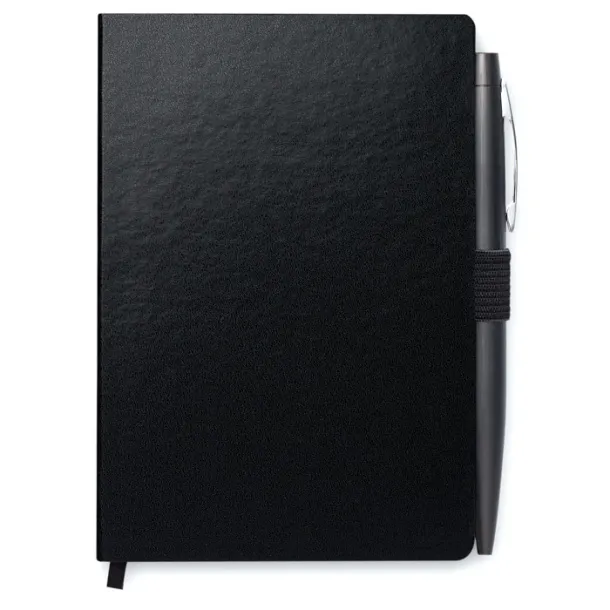 NOTALUX A6 notebook with pen Black