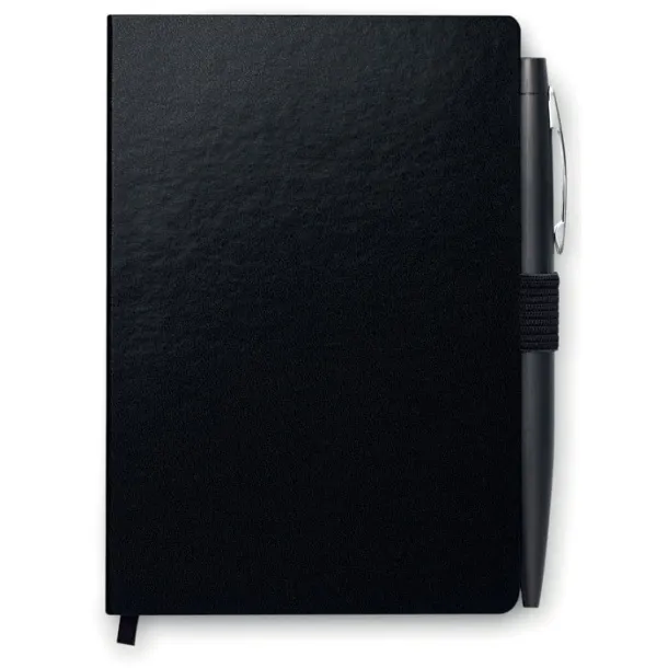 NOTALUX notes s kemijskom olovkom, A6 Crna