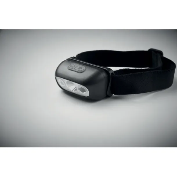ELYDEE Rechargeable LED head torch Black