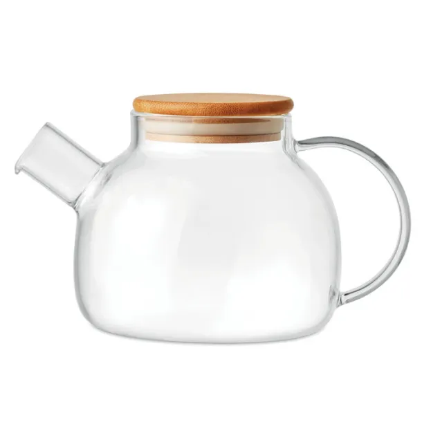 MUNNAR čajnik od borosilikatnog stakla, 850 ml Prozirno