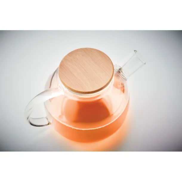 MUNNAR Teapot in borosilicate glass Transparent