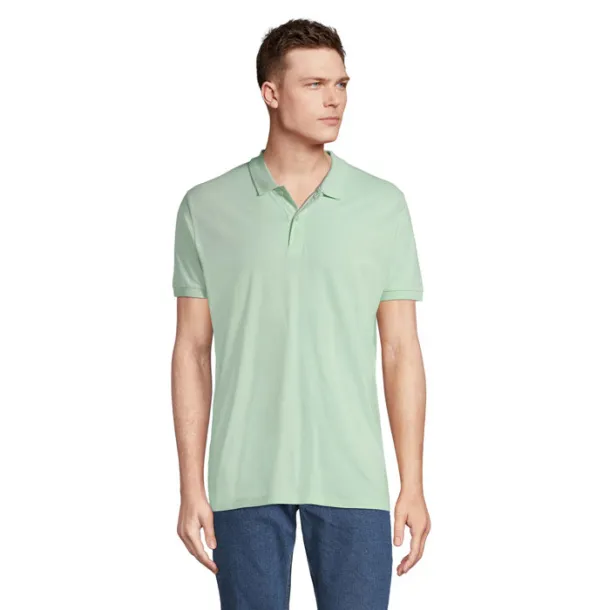 PLANET MEN polo majica kratkih rukava - 170g Frozen Green