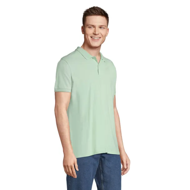PLANET MEN polo majica kratkih rukava - 170g Frozen Green