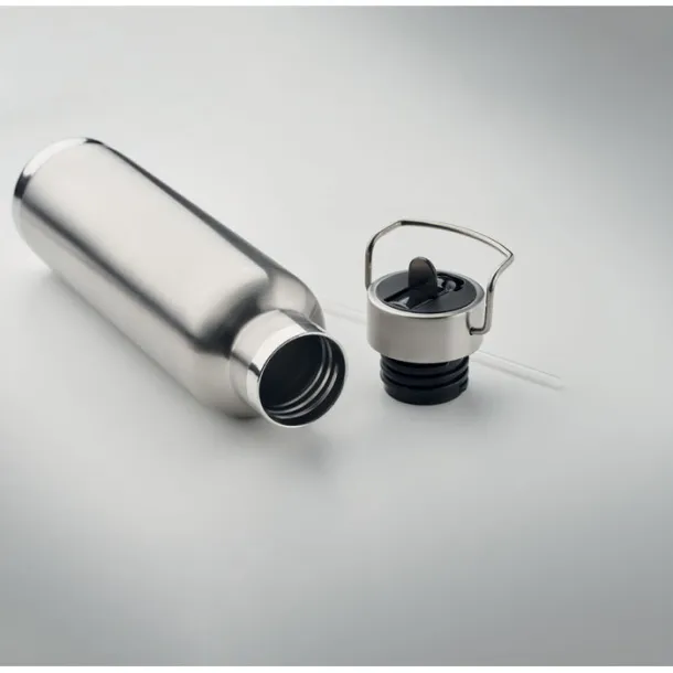 RIFLOW Double wall bottle 660 ml Matt Silver