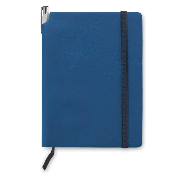 SOFTNOTE notes s koricom od umjetne kože, A5 Plava