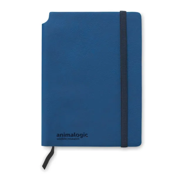 SOFTNOTE Notebook PU cover lined paper Blue
