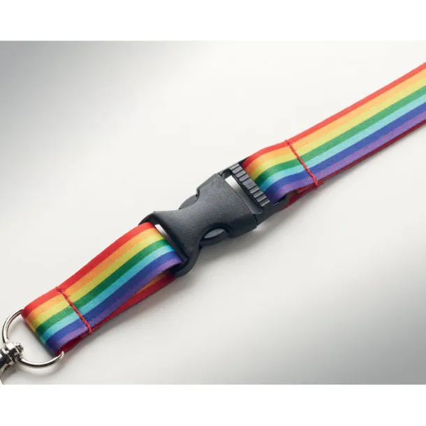 BOWYARD Rainbow RPET lanyard Multicolour