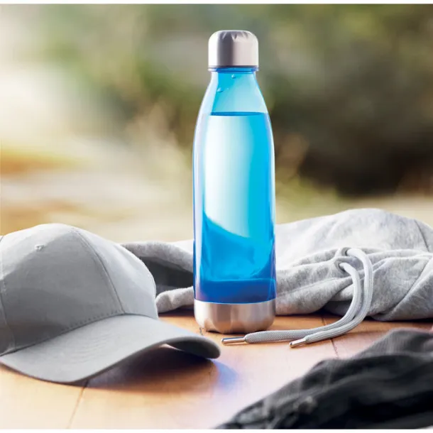 ASPEN Milk shape 600 ml bottle Transparent Blue