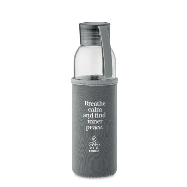 EBOR Recycled glass bottle 500 ml Stone Grey