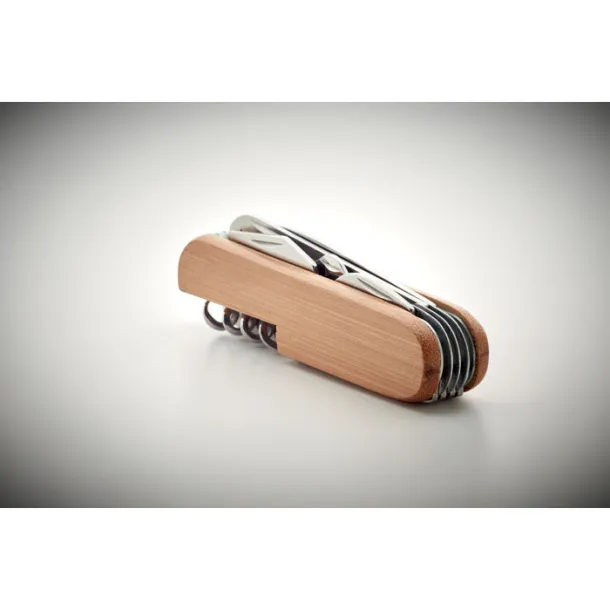 LUCY LUX Multi tool pocket knife bamboo Wood
