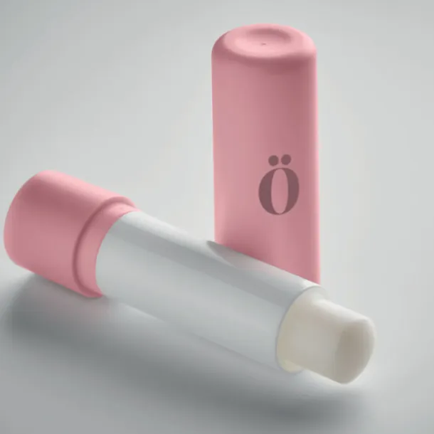 VEGAN GLOSS Vegan lip balm in recycled ABS Baby Pink