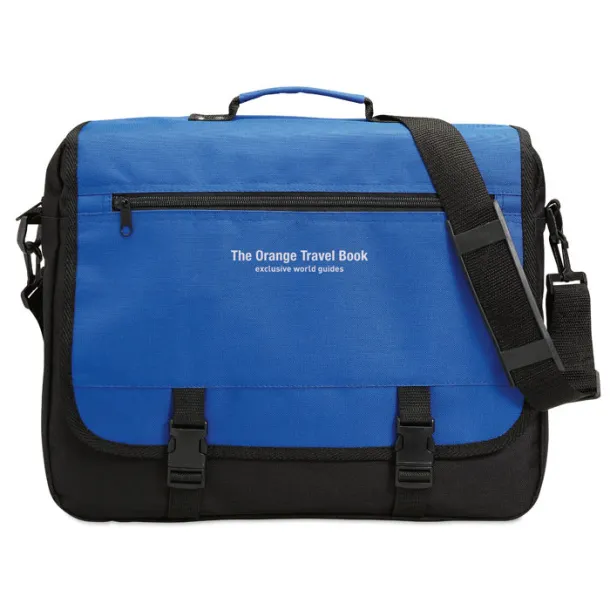 FLAPA 600D polyester document bag Royal blue