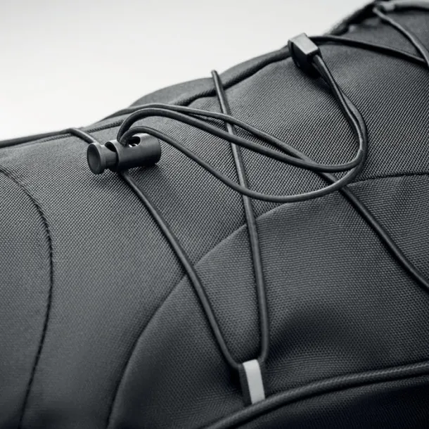 MONTE LOMO backpack w/ reflective accent Black