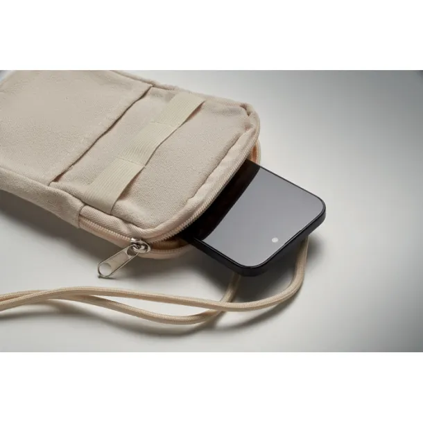 MOBIBOLSA Cross body smartphone bag Beige