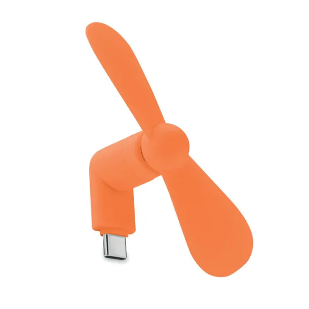 PHAN Prijenosni USB-C ventilator Narančasta