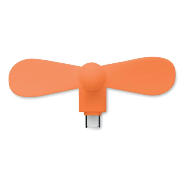 PHAN Portable USB-C fan Orange
