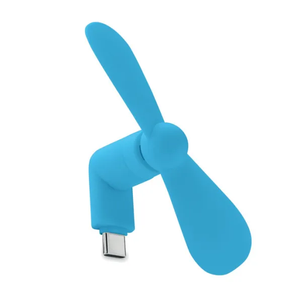 PHAN Prijenosni USB-C ventilator Tirkizna
