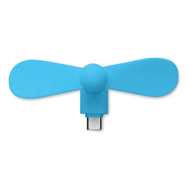 PHAN Prijenosni USB-C ventilator Tirkizna