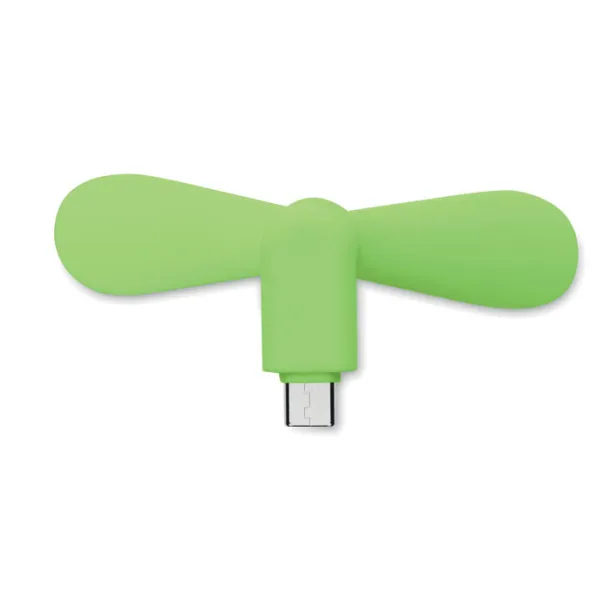 PHAN Portable USB-C fan Lime