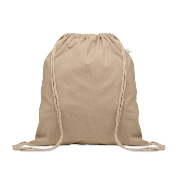 CABETRI COLOUR Recycled 140 gr/m² cotton bag khaki