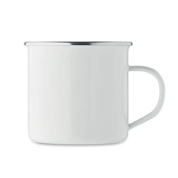 PLATEADO L Enamel layer sublimation mug White