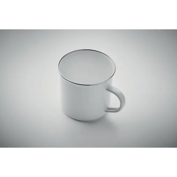 PLATEADO L Enamel layer sublimation mug White