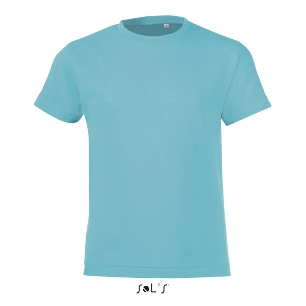 REGENT FIT KIDS TSHIRT-150g atoll blue