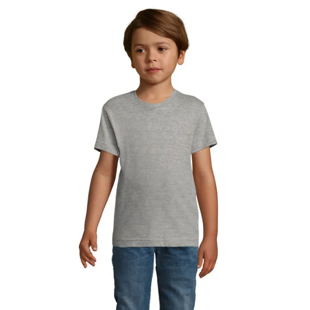 REGENT FIT KIDS TSHIRT-150g Grey Melange