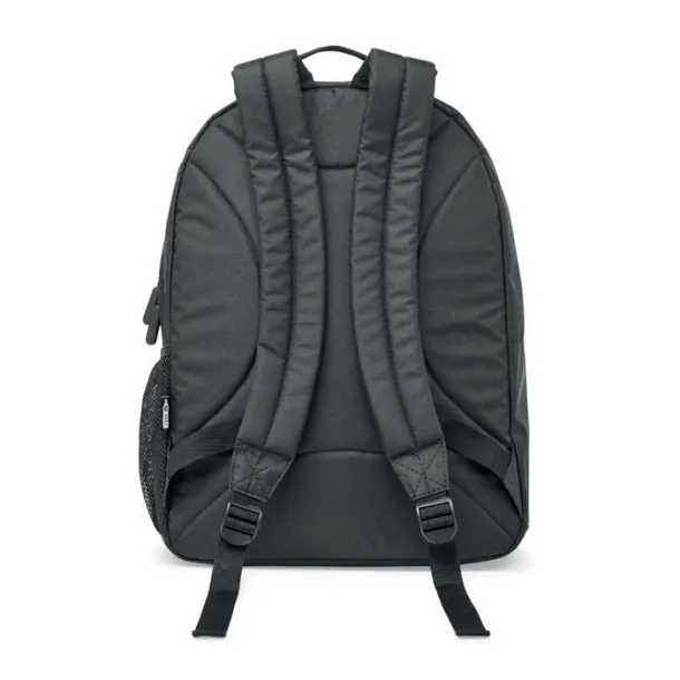 VALLEY BACKPACK 300D RPET ruksak za laptop, 15" Crna