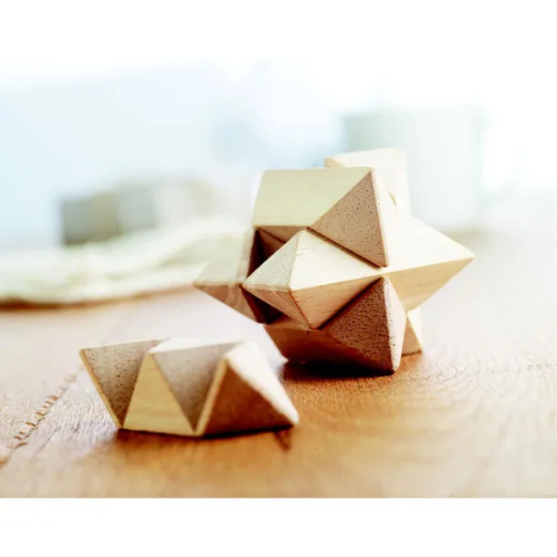 STARNATS Star brain teaser Wood