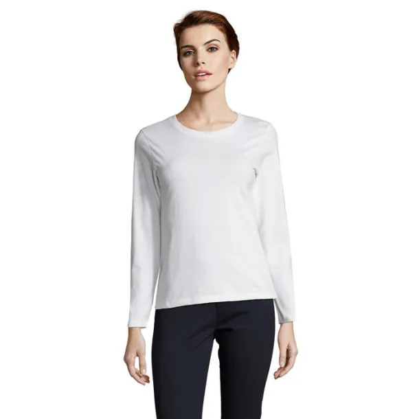 IMPERIAL LSL WOMEN ženska majica dugih rukava -190g Bijela