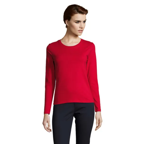 IMPERIAL LSL WOMEN ženska majica dugih rukava -190g Crvena