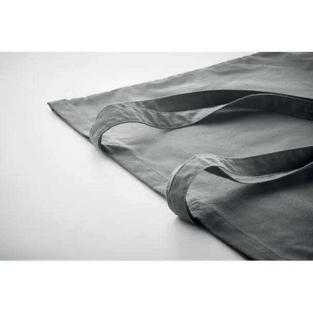 ZIMDE COLOUR Organic cotton shopping bag, 140 g/m² Grey