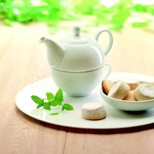 TEA TIME set za čaj Bijela