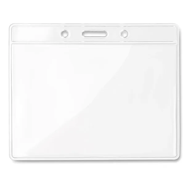 BADGY Transparent badge 10cmx8cm Transparent