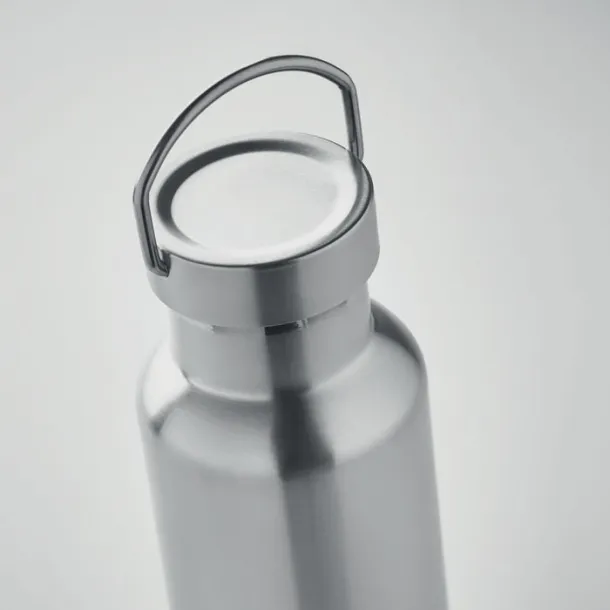 FLORENCE Double wall bottle 500 ml Matt Silver