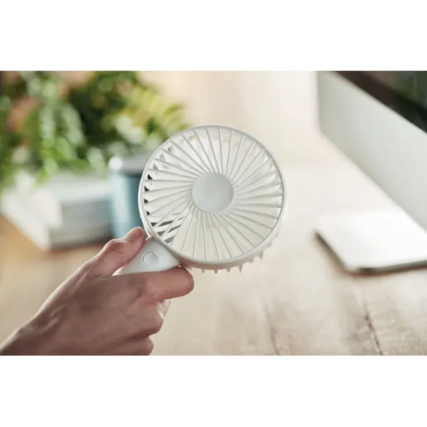 DINI USB desk fan with stand  White