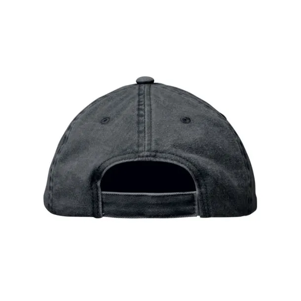 BEAU 6 panel baseball cap 265 gr/m² Black